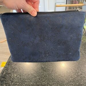 7 For All Mankind Black Textured Clutch